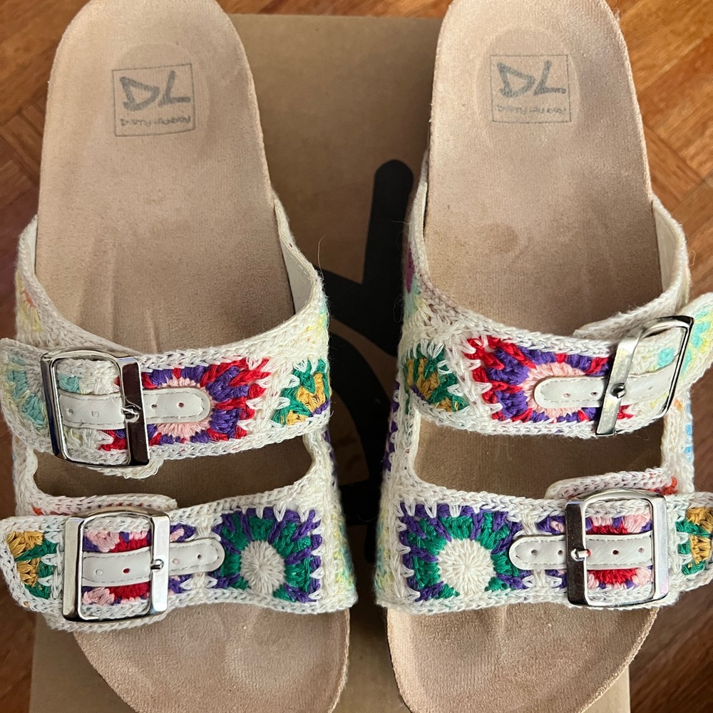 Platform Crochet Sandals - Picture 4 of 5